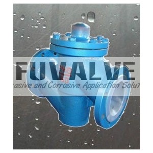 FEP lined lift type check valve